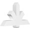 Ekena Millwork Redmond Architectural Grade PVC Gable Bracket, 48"W x 28"H x 6"D x 6"F, 14/12 Pitch GBP048X28X0606RED00 - alternate 1